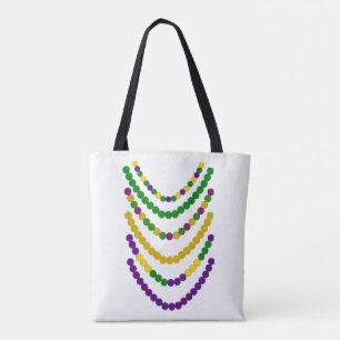 Tote Bag Les perles de Mardi Gras