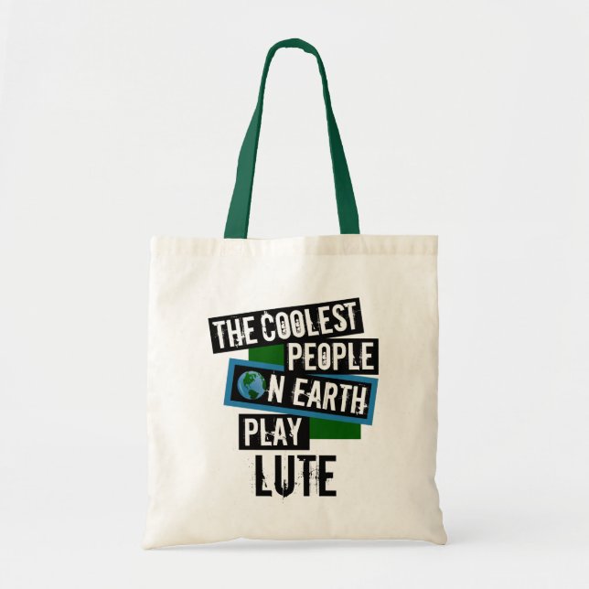 Tote Bag Les personnes les plus fraîches sur le luth de jeu (Devant)