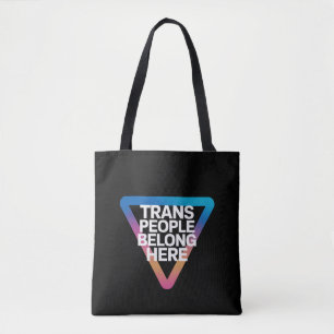Tote Bag Les personnes trans appartiennent à la fierté des 