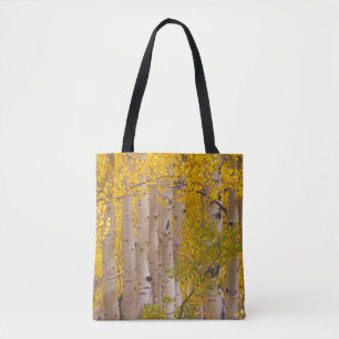 Tote Bag Les peupliers d'automne du col Kebler au Colorado