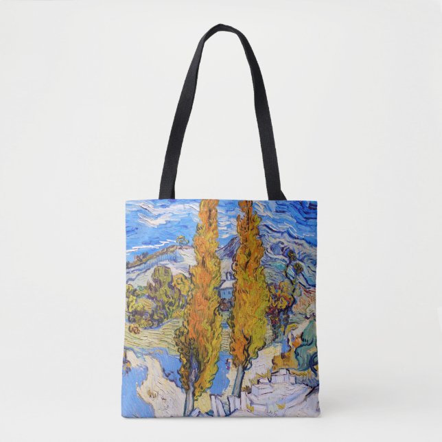 Tote Bag Les peupliers de Saint-Rémy, Van Gogh (Devant)