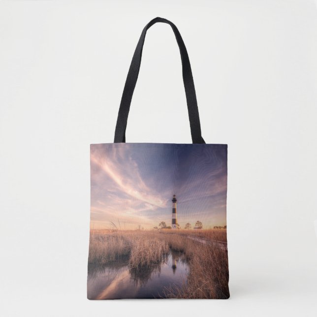 Tote Bag Les phares | Bodie Island Outerbanks (Devant)