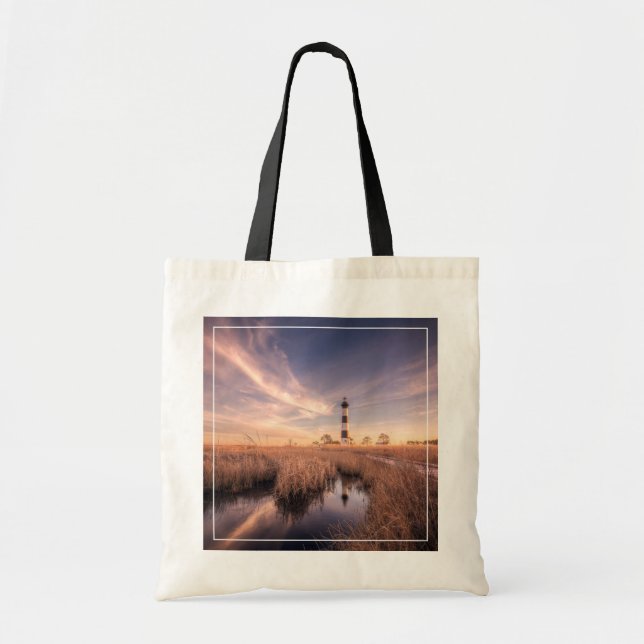 Tote Bag Les phares | Bodie Island Outerbanks (Devant)