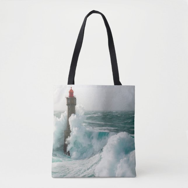 Tote Bag Les phares | Jument Phare Ouessant France (Devant)