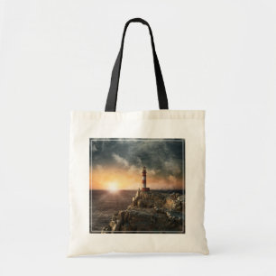 Tote Bag Les phares Phare rouge et blanc