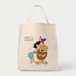 Tote Bag Les Pierrafeu   Betty Kissing Barney