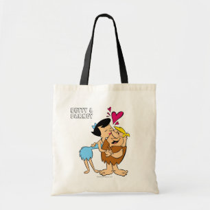 Tote Bag Les Pierrafeu   Betty Kissing Barney