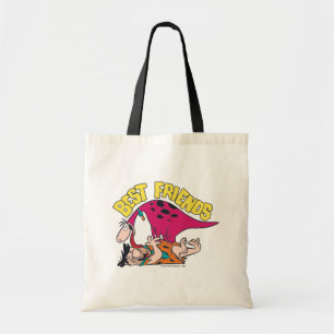 Tote Bag Les Pierrafeu Fred & Dino - Les meilleurs amis