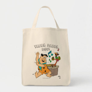 Tote Bag Les Pierrafeu   Fred Flintstone Dancing