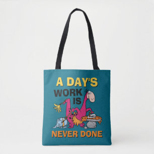 Tote Bag Les Pierrafeu Maison de nettoyage de Dino