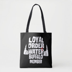 Tote Bag Les Pierrafeu  Membre Loyal Order Water Buffalo