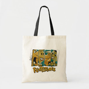 Tote Bag Les Pierrafeu   Panneaux de caractères Retro Comic