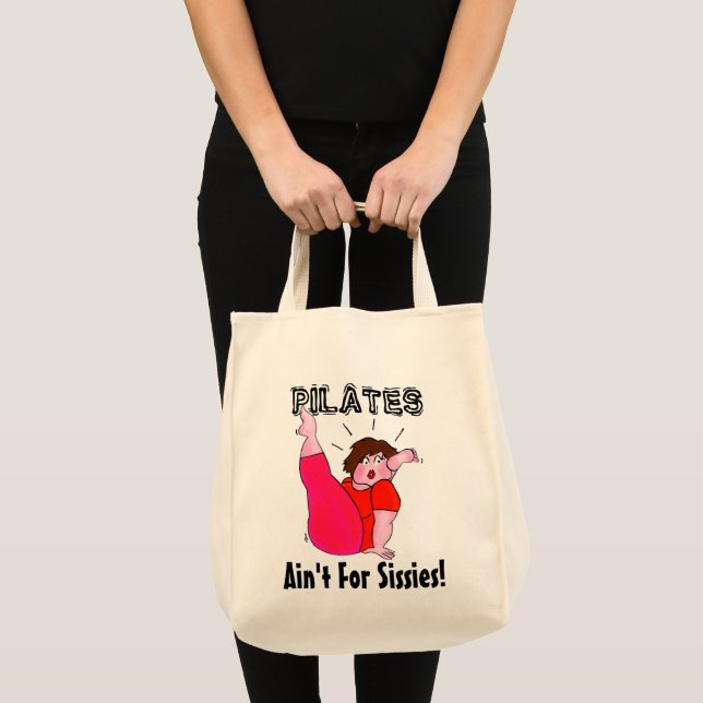 Tote Bag Les PILATES ne sont pas pour les missiles ! Grand  (Devant (produit))