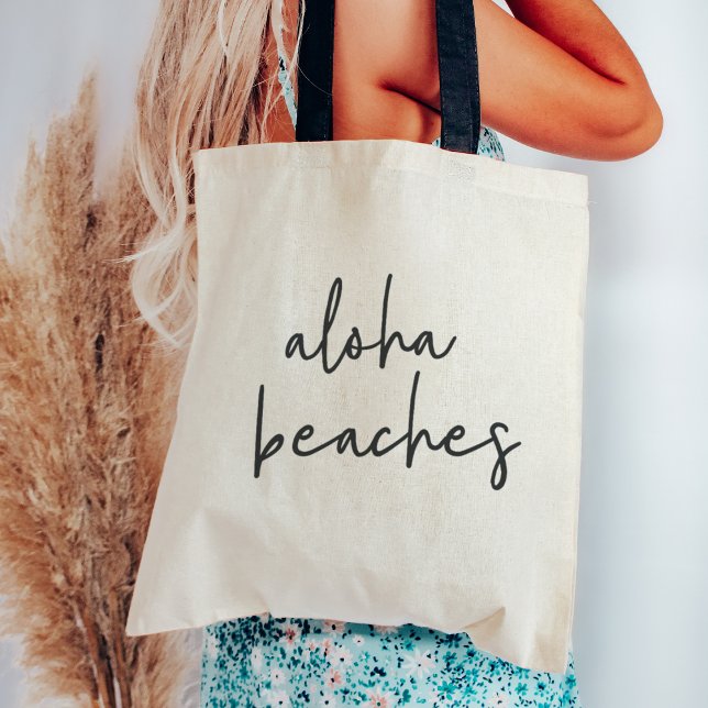 Tote Bag Les plages d'Aloha (Créateur téléchargé)