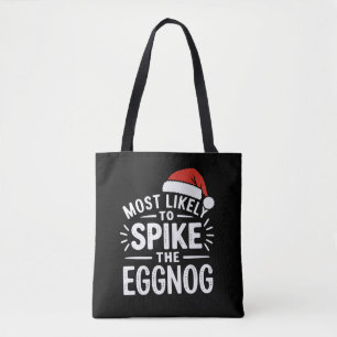 Tote Bag Les Plus Susceptibles D'Aiguiller Le Matching Noël