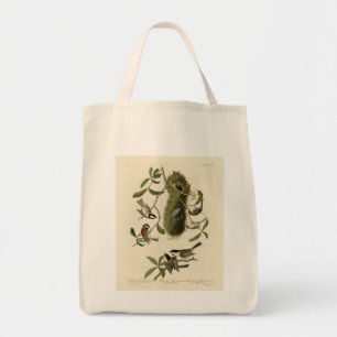 Tote Bag Les poulets et le Bushtit, les oiseaux d'Amérique 