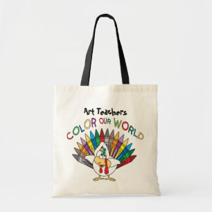 Tote Bag Les professeurs d'art colorent notre monde