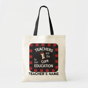 Tote Bag Les professeurs sont le noyau à notre nom de