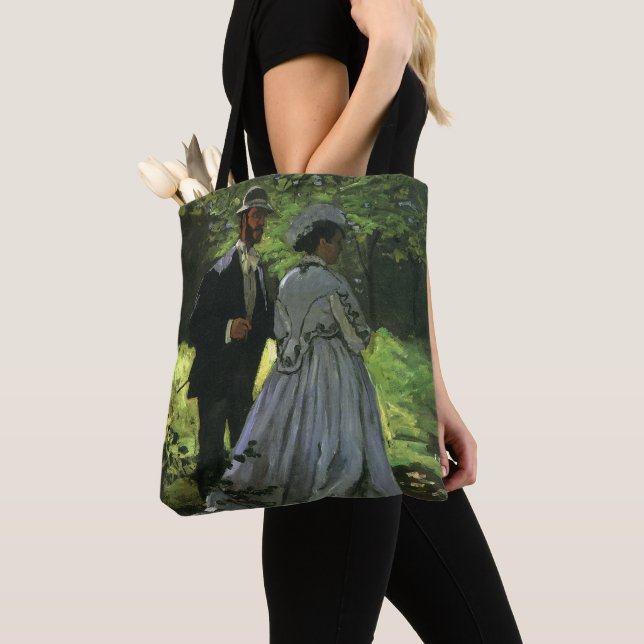 Tote Bag Les Promeneurs, alias Les Flâneurs par Claude Mone (De près)