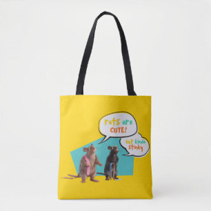 Tote Bag Les Rats Sont Mignons Mais Plutôt Stinky