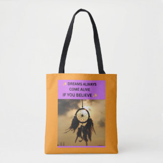 TOTE BAG ✨ LES RÊVES SE RÉALISENT TOUJOURS SI VOUS CROYEZ ✨