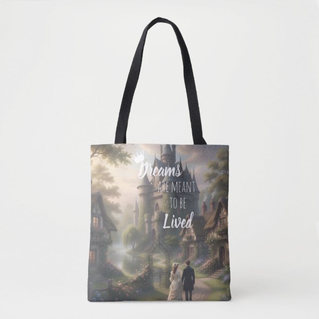 Tote Bag Les rêves sont faits pour être vécus (Devant)