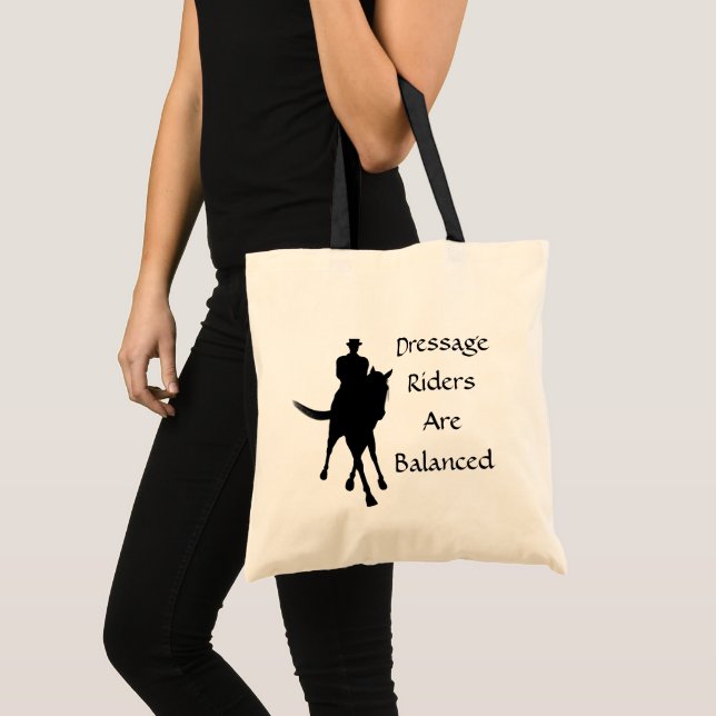 Tote Bag Les Riders De Dressage Sont Équilibrés (Devant (produit))