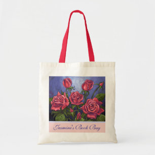 Tote Bag Les roses rouges personnalisent le cartable