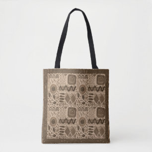 Tote Bag Les rythmes de la Terre - Motif d'Afrique ethnique