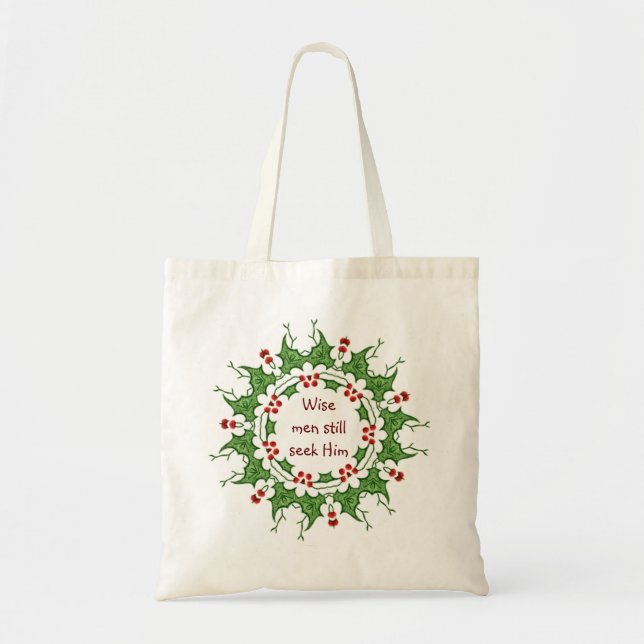Tote Bag "Les sages cherchent encore Lui" Conception de hou (Devant)