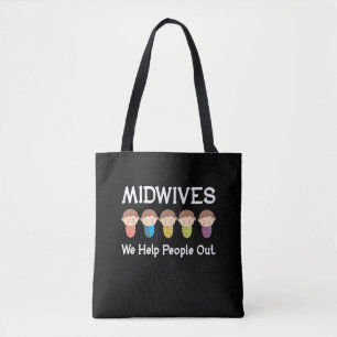 Tote Bag Les sages-femmes apprécient Cute Doula Midwife Ba