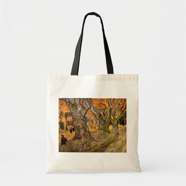Tote Bag Les sens de la route par Vincent van Gogh (Devant)