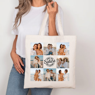 Tote Bag Les soeurs font les meilleurs amis Photo Canvas Fo