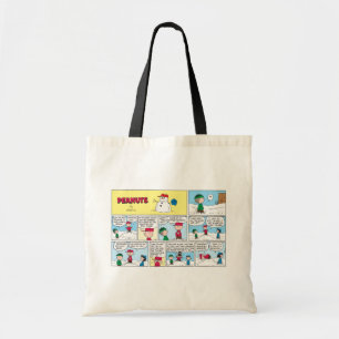 Tote Bag Les souvenirs de baseball de Charlie Brown