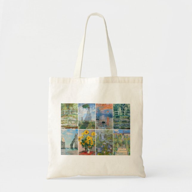 Tote Bag Les tableaux de Monet (Devant)