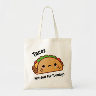 Tote Bag Les Tacos amusants ne sont pas juste pour les mard