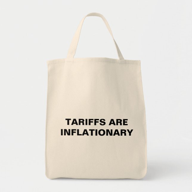 Tote Bag Les tarifs sont inflationnistesMC Épicerie Fourre- (Devant)