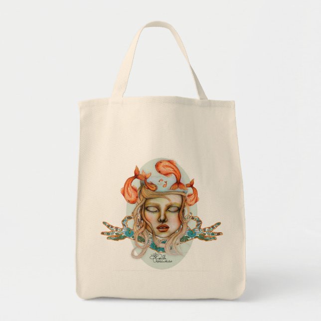 Tote Bag les _Thoughts aiment Fishes_ (Devant)
