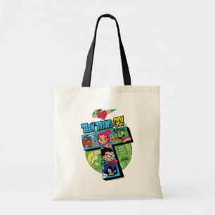 Tote Bag Les titans de l'adolescence vont ! collage de tour