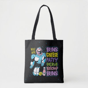 Tote Bag Les titans de l'adolescence vont ! coup sec et dur