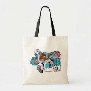 Tote Bag Les titans de l'adolescence vont ! graphique de