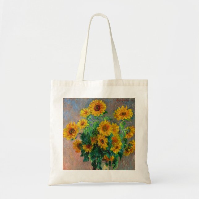 Tote Bag Les tournesols de Monet (Devant)