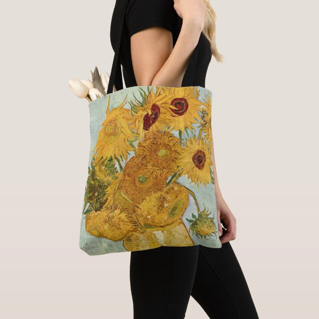 Tote Bag Les tournesols Stilleben de Vincent van Gogh (De près)