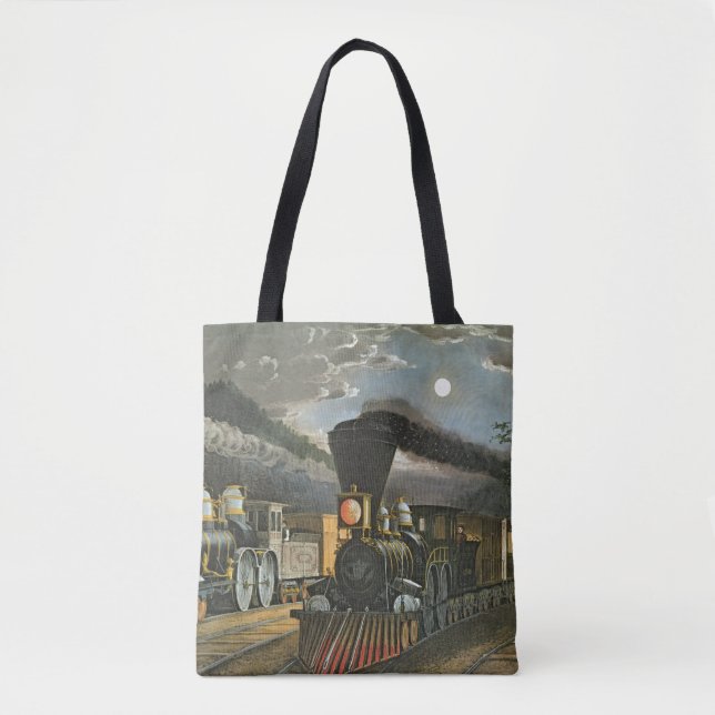 Tote Bag Les trains rapides de foudre, 1863 (Devant)