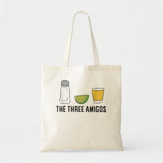 Tote Bag Les Trois Amigos Cinco De Mayo Tequila Salt Et Li (Devant)