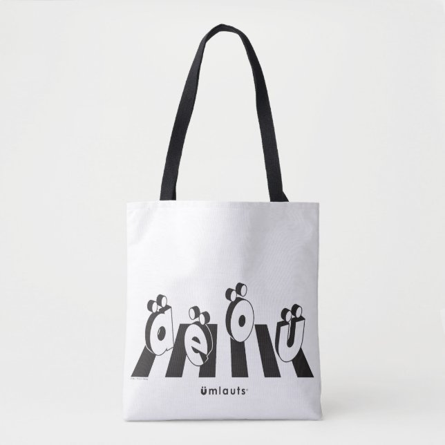Tote Bag « Les Umlauts™ en crossover » (Devant)