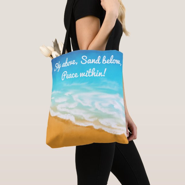 Tote Bag Les vagues d'Ocean Beach (De près)
