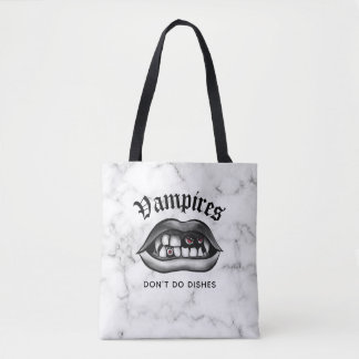 Tote Bag Les vampires ne font pas de plats amusants Déplais