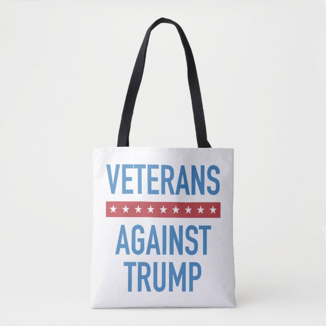 Tote Bag Les vétérans contre Trump (Devant)