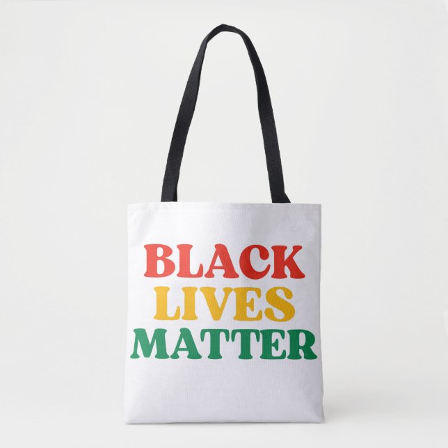 Tote Bag Les vies noires comptent (Devant)